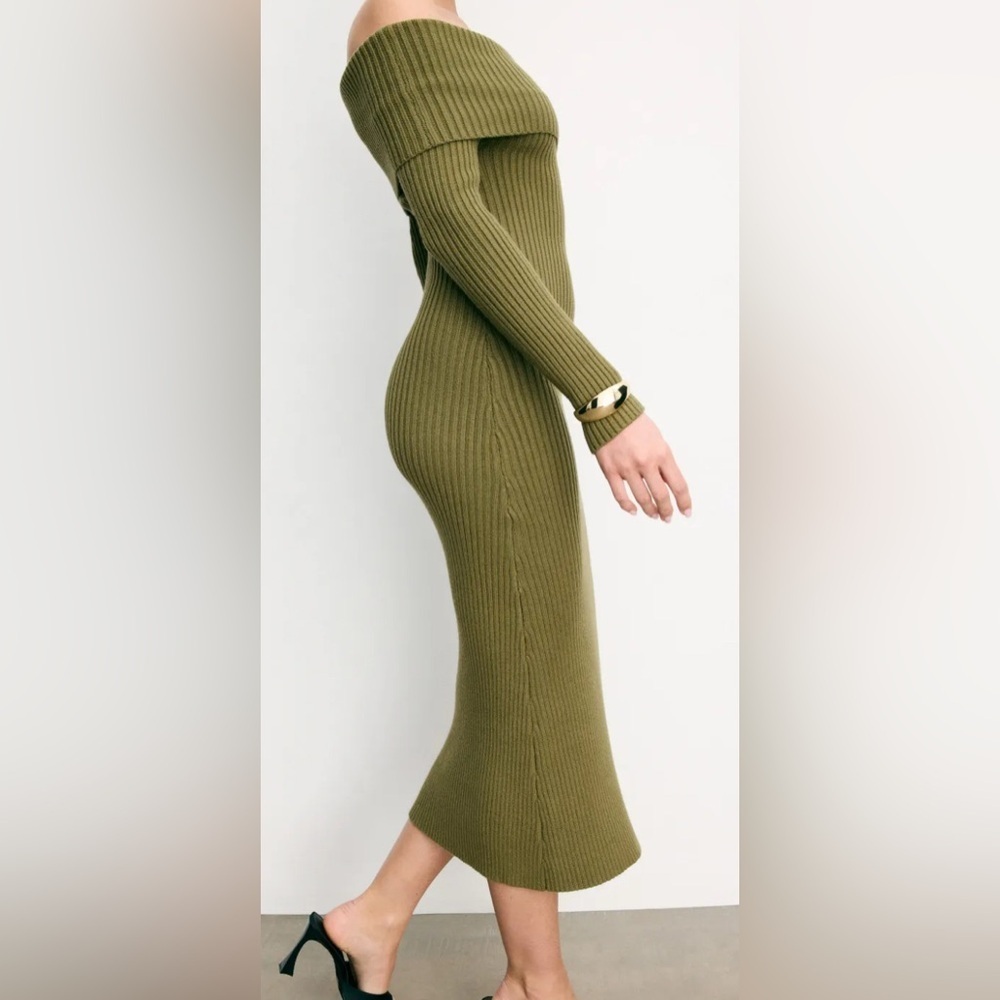 Blank NYC Sage Ribbed Knit Sweater Dress, Play Again Knit Dress - Picture 5 of 10